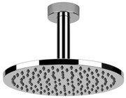 Soffione Doccia tondo 20 cm orientabile con braccio a Soffitto Cromo Shower 47288 Gessi Emporio