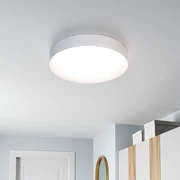 Philips LED Moire, Plafoniera Rotonda, Luce Calda, 10W, Bianco