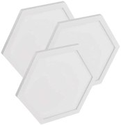 Set espansione 3x pannelli LED RGBIC dimmerabili 1,8W 230V Wi-Fi Tuya