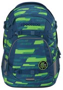 Zaino scuola coocazoo MATE, Lime Stripe, certificato AGR