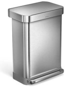 Cestino in acciaio a pedale 55 l - simplehuman