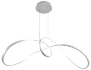 Lampadario LED moderno Ruby grigio, luce con 3 temperature di colore 5400 lumen