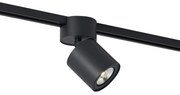 Faretto nero moderno per sistema a binario monofase GU10 70mm - Iconic Roto