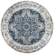 Tappeto rotondo blu ø 200 cm Havana - House Nordic