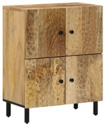 Credenza 60x33x75 cm in legno massello di mango