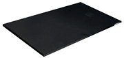 Piatto doccia in resina Strato nero L 140 x L 90 x H 2.8 cm opaco effetto pietra