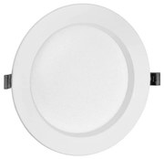 Faro da incasso 18W Foro Ø150-175mm Bianco da 1.530lm Rotondo Colore Bianco Naturale 4.000K