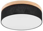 Brilagi - LED Plafoniera BELLADONNA 3xE27/15W/230V nero/pino