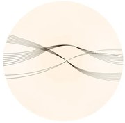 Plafoniera LED Mila Ø 38 cm bianco IP20 cct da bianco caldo a bianco freddo con regolazione di temperatura, 2700 lumen NOVECENTO