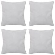 Set 4 Federe İn Cotone Bianche 50 X 50 Cm /