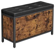 Scarpiera VOREN marrone/nero