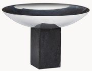 Ciotola decorativa con base in marmo Sapoto