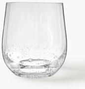 Bicchiere in vetro soffiato Bubble 4 pz
