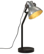 Lampada Da Scrivania 25 W Argento Vintage 17x17x60 Cm E27 /