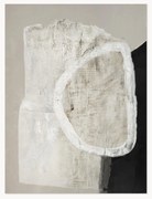 Quadro su tela dipinto a mano White Stone