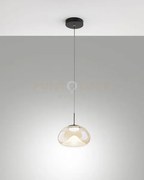 Brena sospensione cognac 1 luce a led cct 2700k - 3000k - 4000k- 10...
