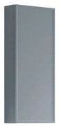 Pensile bagno Pixel laccato opaco indaco, 1 anta apertura da sinistra P 17 x L 30 x H 80 cm