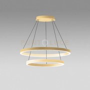 Criseide s/2g - lampadario a sospensione 2 luci oro a led 3000k 380...