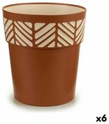 Vaso Autoirrigante Stefanplast Orfeo Terracotta Plastica 29 x 29 x 29 cm (6 Unità)