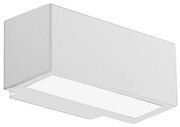 Applique da parete Palladio Bianco IP54 1 x E27 Novaline