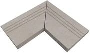 Bordo per piscina in gres porcellanato ECODADO+ Grad. Gres Est.Scan. dx-sx grig. 30x60x2 L 60 x H 60 cm, Sp 20 mm