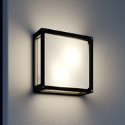 Applique da esterni Aurelien Lucande, dimmerabile, Nero, Alluminio, Moderno, Applique da esterni