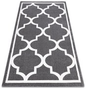 Tappeto SKETCH - F730 grigio/bianco marocco trifoglio trellis