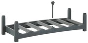 Portabottiglie in plastica grigio Vario - Rotho