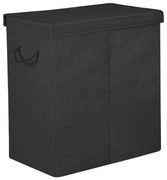 Cesto porta biancheria NASH nero