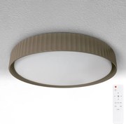 Brilagi - Plafoniera LED dimmerabile LUCIA LED/60W/230V Ø 59 cm taupe + telecomando