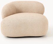 Poltrona lounge in bouclé Alba