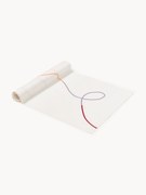 Runner da tavola con ricamo astratto Sue