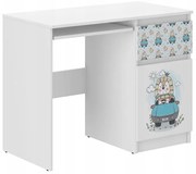 Scrivania per bambini con un grazioso leone 77x50x96 cm