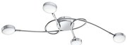 Eglo 32996 - Plafoniera LED SALTO 4xLED/5,4W/230V cromo lucido