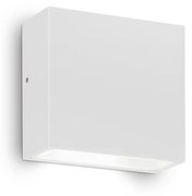 Applique Moderna Tetris-1 Alluminio Bianco 1 Luce 3W 3000K Luce Calda