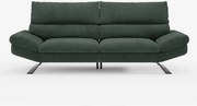 Eclipse Divano dal design moderno 2 e 3 posti con schienali traslanti - piedini alti in elegante microfibra smacchiabile T11