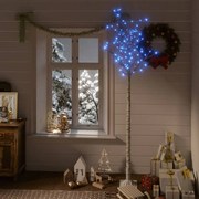 Albero Natale LED Interno Esterno 200, 180, 140, 120 Salice, Albero Natale 200 LED 2,2 m Salice Blu Interno Esterno