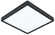 Plafoniera Moderna Fueva 5 Acciaio Nero Led Integrato 20,5W 4000K Ip20