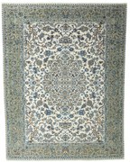 Kashan Tappeto 300x380 Beige (Iran) Annodato A Mano