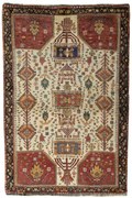Gabbeh Tappeto persiano 150 x 100 Beige (Iran) Annodato A Mano