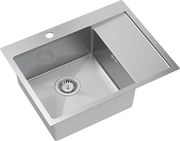 Lavello in acciaio RUSSEL 116 BRUSH NICKEL