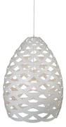 Tui Lampada a Sospensione Ø68 Bianco 2 Lati - David Trubridge