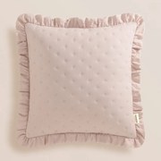 Federa romantica Molly in rosa cipria 45 x 45 cm | Larghezza: 45 cm | Lunghezza: 45 cm