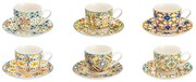 Set di 6 tazze con piattini Medicea - Brandani