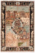 Tabriz Tappeto 270x180 (Iran) Annodato A Mano