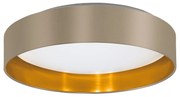 Plafoniera Contemporanea Maserlo 2 Policarbonato Bianco Led Integrato 20W