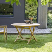 Tikamoon - Tavolo da esterno giardino legno teak tek teck 120 Andria