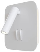 Applique Da Parete Moderno Ios 176 Alluminio Bianco Luce Led Integrato 10W