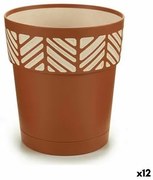 Vaso Autoirrigante Stefanplast Orfeo Terracotta Plastica 15 x 15 x 15 cm (12 Unità)