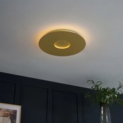 Plafoniera moderna oro 40 cm con LED integrato dimmerabile a 3 fasi - Morning